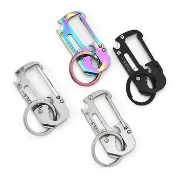 Трансграничный многофункциональный EDC брелок: Нож, автомобильный аксессуар и открывалка для бутылок