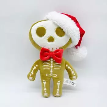 Трансграничный новый скелет зомби, плюшевый Хэллоуин, Рождество, скелет, пряничный человечек, плюшевый Рождественский подарок, праздничные поздравления 26cm