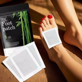 Трансграничный QFSN пластырь для ног с полынью и имбирем для удаления влаги и поддержания здоровья в доме QFSN Foot Patch