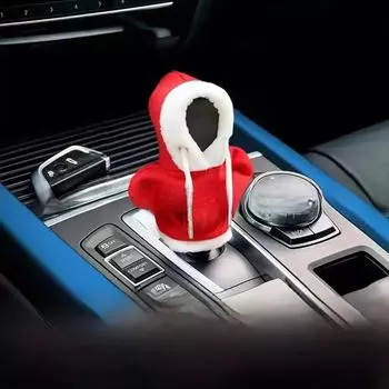 Трансграничный рождественский чехол на свитер для переключения передач автомобиля зелёный