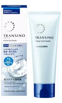 Transino Medicated Clear Gel Wash 110 г Лечебное очищающее средство для лица Густой гель Содержит витамин С Пятна Уход за порами [Квази-лекарство]