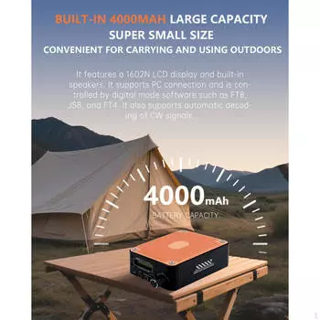 Трансивер Высокопроизводительный DIY Связь 8 Диапазонов + Плюс V2