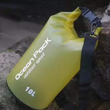Translucent Pvc 2l Waterproof Dry Bag Sack For Canoe Floating Camping Boating 2L