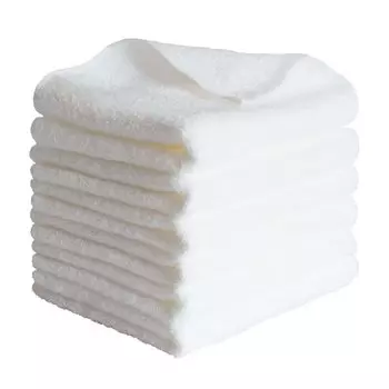 Transparan Face Set of Furetemi Senshu Low Shedding Japanese-Made Towels, 6, Towels, Quick-Drying, Absorbent, Thin, 100% Cotton, (Off White)