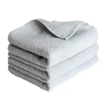 Transparan Face Set of Furetemi Senshu Low Shedding Japanese-Made Towels, 3, Towels, Quick-Drying, Absorbent, Thin, 100% Cotton, (Gray) серый