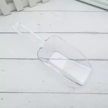 Transparant Mini Ice Shovel Square Mouth Kitchen Gadgets Multipurpose Ice Scoop Birthday Wedding