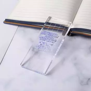Transparency Block DIY Seal Stamp Acrylic Scrapbooking Album Decoration DIY Scrapbooking Clear Photo Album Decorative
