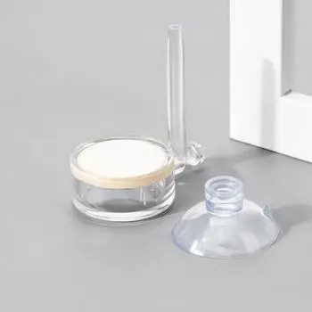 Transparent Aquarium CO2 Atomizer Diffuser Purifier Integrated PC Material Special Ceramic Plate Fish Tank CO2 Atomizer 24mm