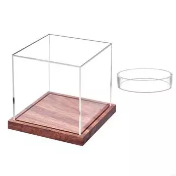 Transparent Baseball Box Quality Acrylic Baseball Holder Baseball Display Case Golf Tennis Ball as picture