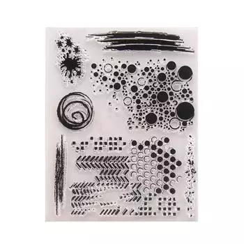 Transparent Circle Dots Stamps Multiple Styles For Scrapbooking DIY ple Circle Mark Clear Stamps