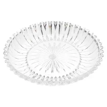 Transparent Fruit Plate Dessert Container Storage Holder Cookies Snack KTV Fruits Tray