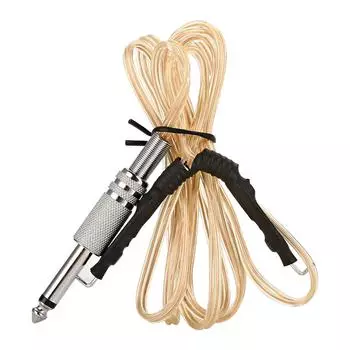 Transparent Heavy Duty Silicone Soft Tattoo Clip Cord for Tattoo Machines Power Supply Line