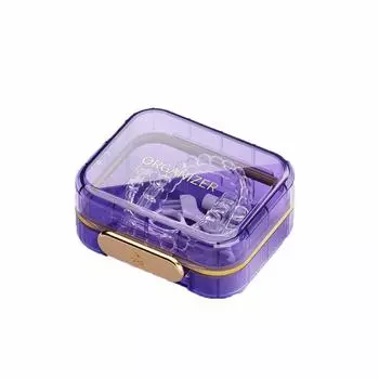Transparent Invisible Braces Box Large Capacity False Teeth Holder Denture Storage Case Portable Waterproof