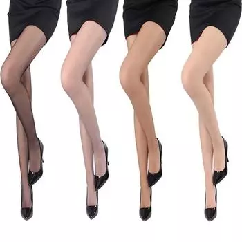 Transparent Pantyhoses Elastic Stocking Stockings Pantyhose Ultra-thin Stocking Silk Stocking бежевый