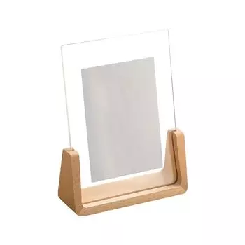 Transparent Photo Frame U Shape Photo Protection Display Rack Photo Holder 10.2x15.2cm-1