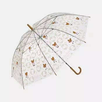 прозрачный зонт 60см, корейский популярный бандай