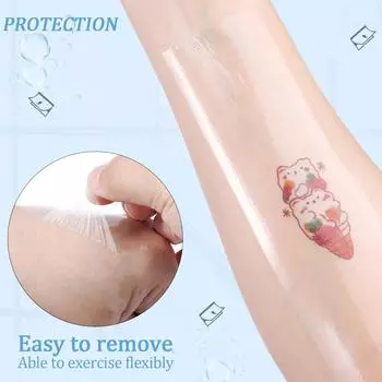 Прозрачный водонепроницаемый бинт 10M x 15cm эластичный пластырь для татуировки Afterc