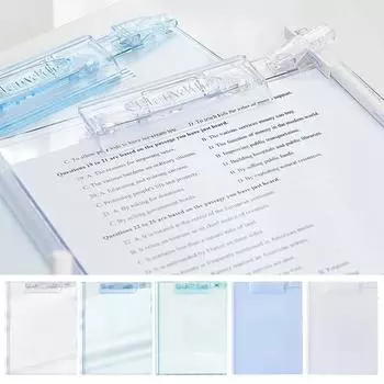 Transparent Writing Clipboard Ice File Folder INS Paper Organizer Menu Style 2