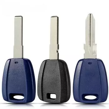 Транспондер смарт-пульт дистанционного ключа автомобиля чехол брелок для Fiat 500 Punto Ducato Stilo Panda замена с лезвием SIP22 GT15R Blue
