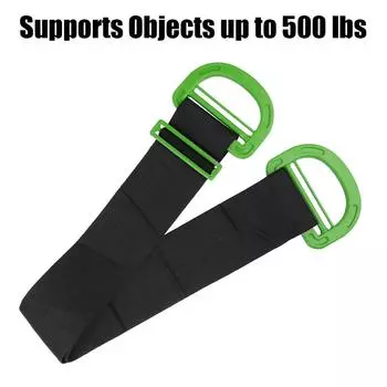 Transport Belt Heavy Objects for Carrying Furniture Cord Tools Home Move Tools Lifting Moving Straps Furniture Moving Straps чёрный
