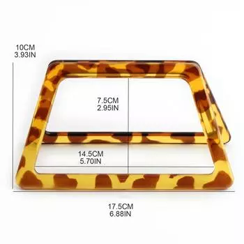 Трапециевидная сменная ручка из смолы для сумки ручной работы