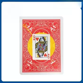 Трапециевидные карты для покера: Фокусы и различные игровые приемы для выступлений крупным планом null