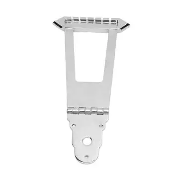 Трапеция струнодержатель 6 струнная гитара бридж части металл для акустической джаз бас серебряный