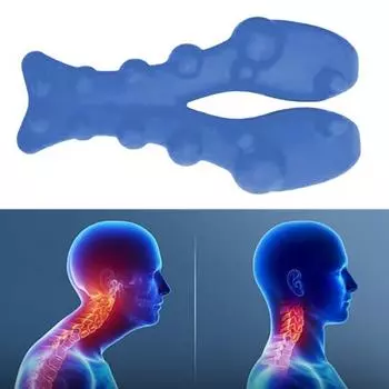 Trapezius Trigger Point Massager Suboccipital Myofascial Neck Shoulder Relaxer Posture Corrector Cervical Spine B оранжевый