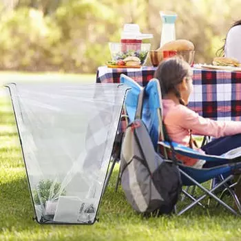 Trash Bag Holder Garbage Frame Iron Bracket Multi Use Portable for Garden Leaves Outside without Wheels