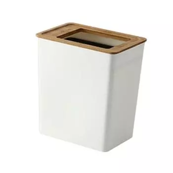 Trash can Garbage Container Bin Anti Skid for Outdoor Office Bedroom small