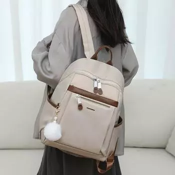 Рюкзак для путешествий для женщин, рюкзак из ткани Оксфорд для женщин, 2024, новый дорожный рюкзак корейской версии, модный, легкий, простой, модный, большой емкости only bag