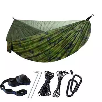 Travel Camping Hammocks Portable Hammocks Outdoor Lightweight Double Nylon Camping Hammock amping Accessories For Outdoor
