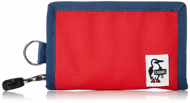 Travel Card Sleeve Recycle Card Wallet Red [Chums]