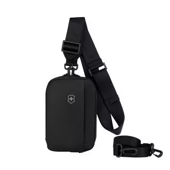 Travel Essentials City Pouch Body Bag сумка через плечо со сменным плечевым ремнем для путешествий и деловых поездок, черная 653376 [Victorinox] []