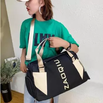 Travel Gym Bag Dry Wet Women Yoga Sports Handbags Fitness Training Shoulder Crossbody Bags Shoes Storage Pocket Luggage Handbag фиолетовый