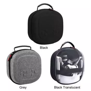 - Travel Home Storage Bag Shockproof Handbag for Meta Quest 3S Headset Controlle чёрный