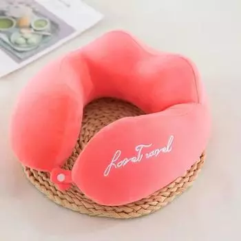 Travel Neck Pillow Travel Neck Cushion Durable U-Shaped Travel Portable Neck Pillow Airplan Soft Pillow PP Cotton 30 30cm