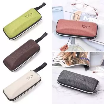 Travel Office Glasses Pattern Eyeglasses Case Glasses Holder Glasses Box Eyeglasses Accessories красный