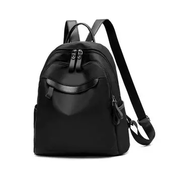 Travel Qi Wei Yang Mi Oxford Cloth Female Fashion Backpack Black