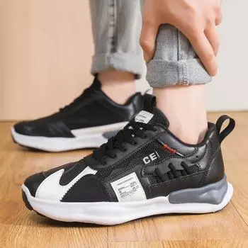 Travel shoes 2024 autumn and winter new breathable and comfortable casual single shoes supply men s youth sports running shoes 39 чёрный