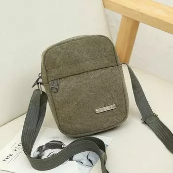 Travel Simple Phone Small Cloth Handbag Man Bag Backpack Crossbody Bag Canvas Bag