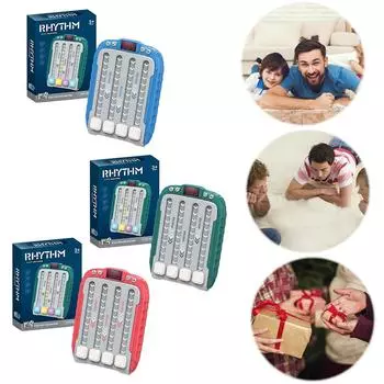 Travel Toys Rhythm Quick Push Hand Speed Machines Rhythm Handheld Console Game Q Blue