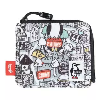 Travel Wallet Recycle Zip Wallet City [Chums] L-Shaped