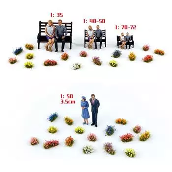 Трава ручной работы и модель для украшения вашего ландшафта, 53 шт. в комплекте 2