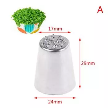 Трава Выпечка Украшение Кекс Торт Обледенение Трубопроводные Насадки Советы Кондитерский Инструмент 24mm