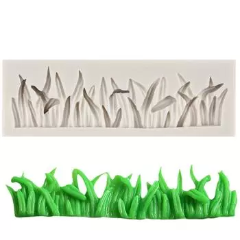 Травяная форма для шоколада, 3D силиконовые формы, инструменты для украшения торта из помадки, форма для конфет, смолы, глины, инструменты для выпечки, кухонные гаджеты, кухонные аксессуары