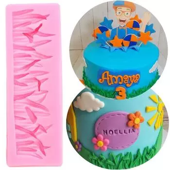 Травяная форма для шоколада, 3D силиконовые формы, инструменты для украшения торта из помадки, форма для конфет, смолы, глины, инструменты для выпечки, кухонные гаджеты, кухонные аксессуары