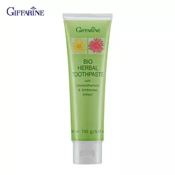 Травяная зубная паста Giffarine Bio с экстрактом хризантемы и эхинацеи Stay-C 50 160 г. 11614 - Тайский 160 g.