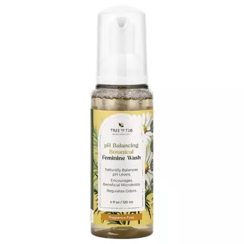 Травяное средство для интимной гигиены, поддерживающее pH, без отдушек, 120 мл (4 жидких унции)