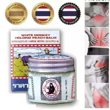 Травяной бальзам «Обезьяний персик» с травами от укусов насекомых, массажный массаж при мышечных болях, облегчение болей, массаж, 18 г x1